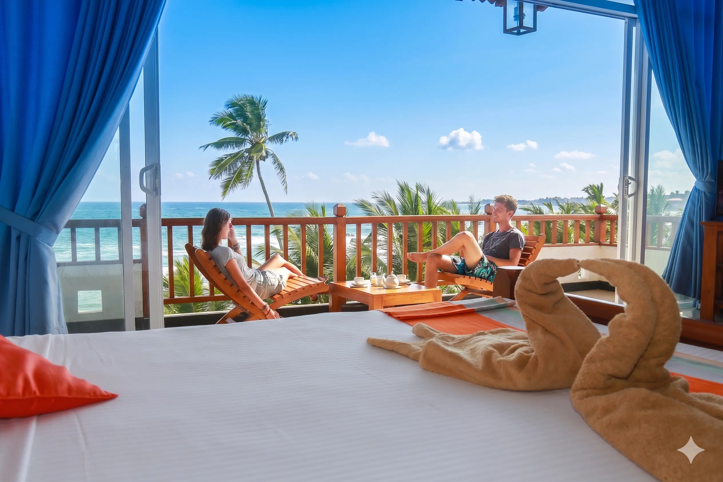 Luxury infinity pool overlooking the Indian Ocean