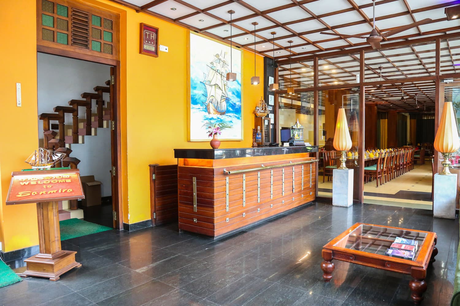Lobby and reception lounge
