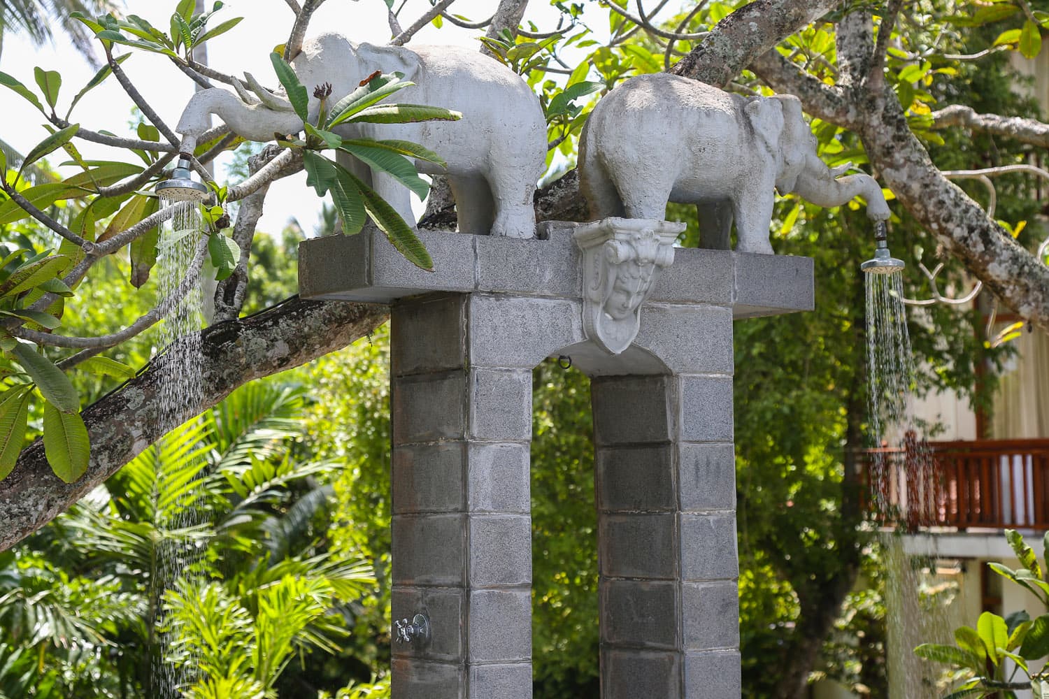 Elephant garden sculpture at Sanmira