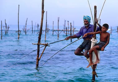 Stilt Fishing